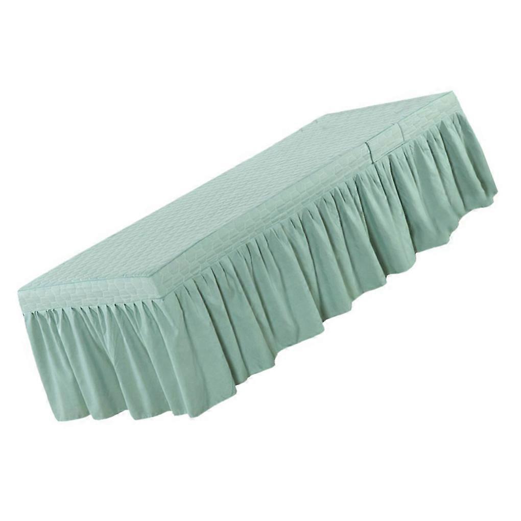 Ylellinen kylpylähierontapöydän hame, kauneusvuodesuojus, pellavainen helmalakana