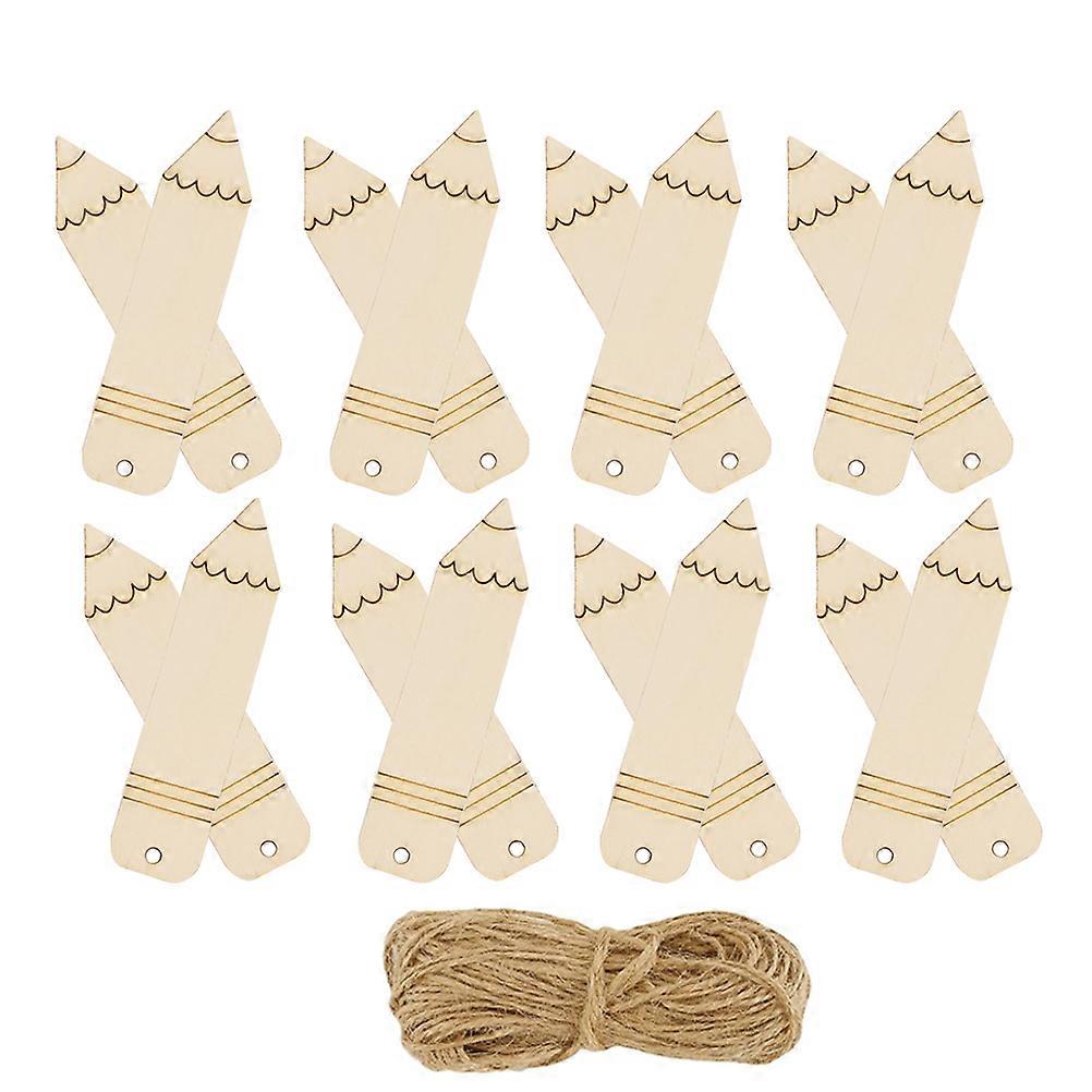 Wood Blank Bookmarks Pencil Shaped for Decoration 150Pcs Bundle