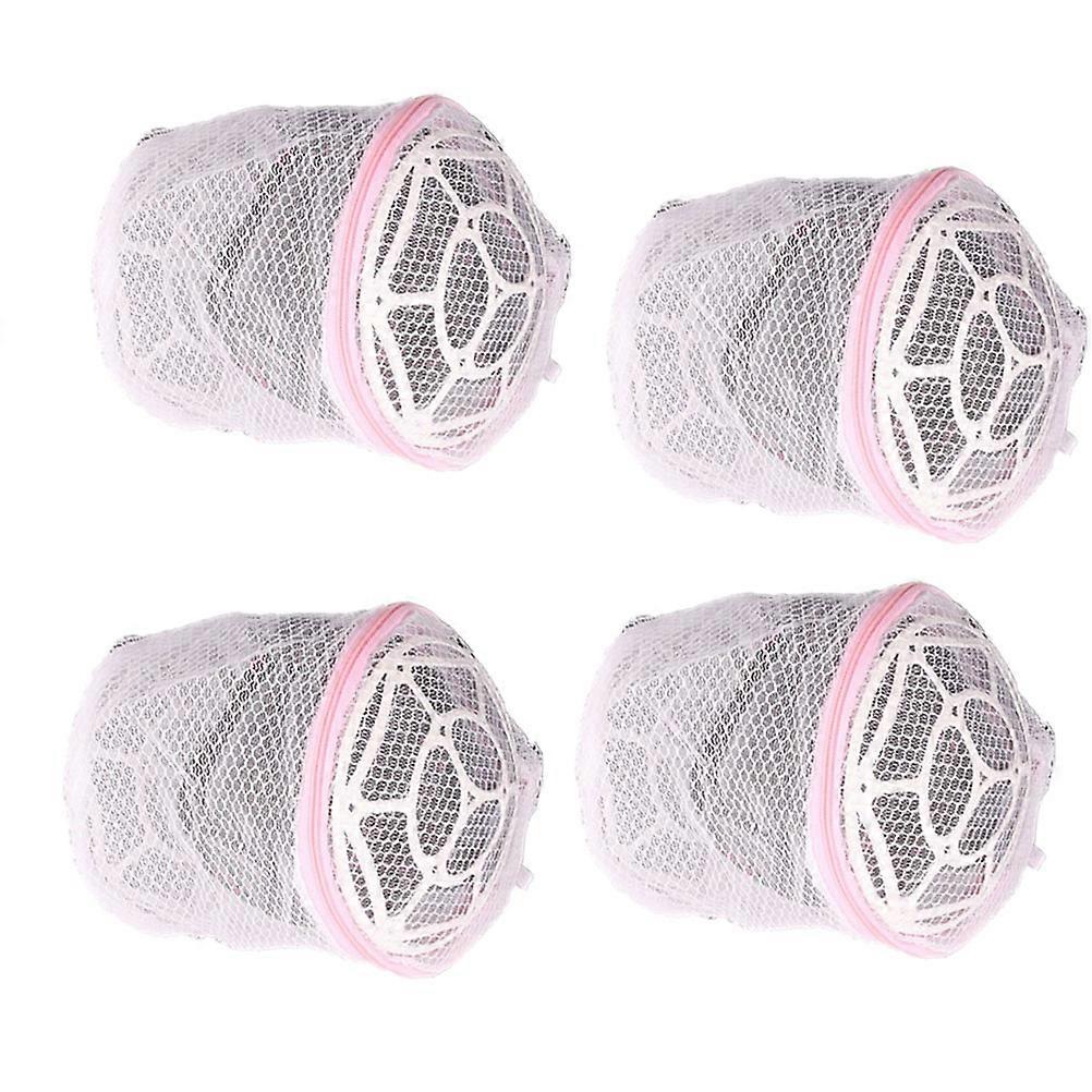 Mesh Small Bag Bra for Laundry Protection 8Pcs White