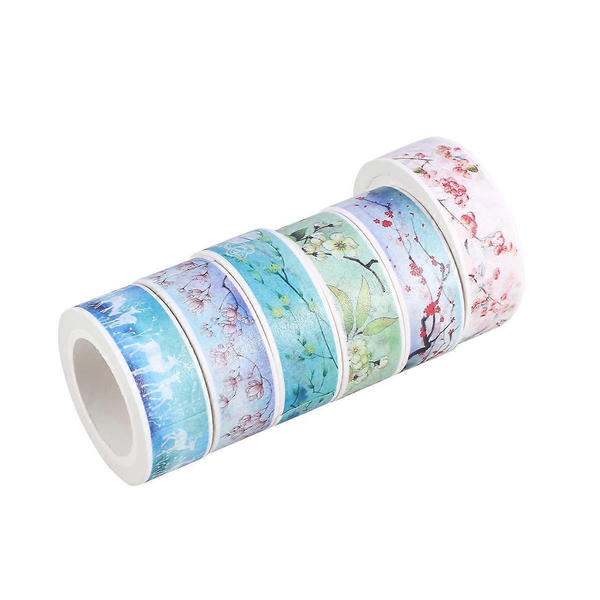 DIY Paper Tape 18 Rolls Colored Washi Tape for Craft Decorations