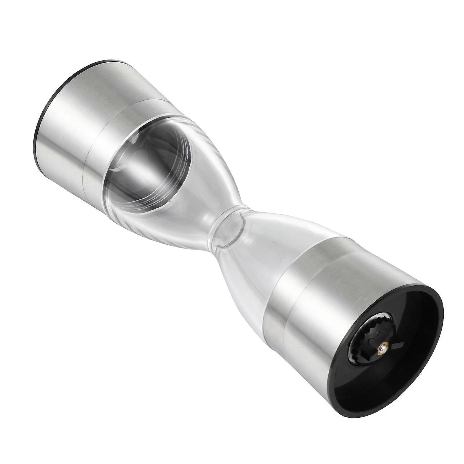 Manual Double Head Pepper Mill Hand Operated Pepper Grinding Tool for Kitchen Use