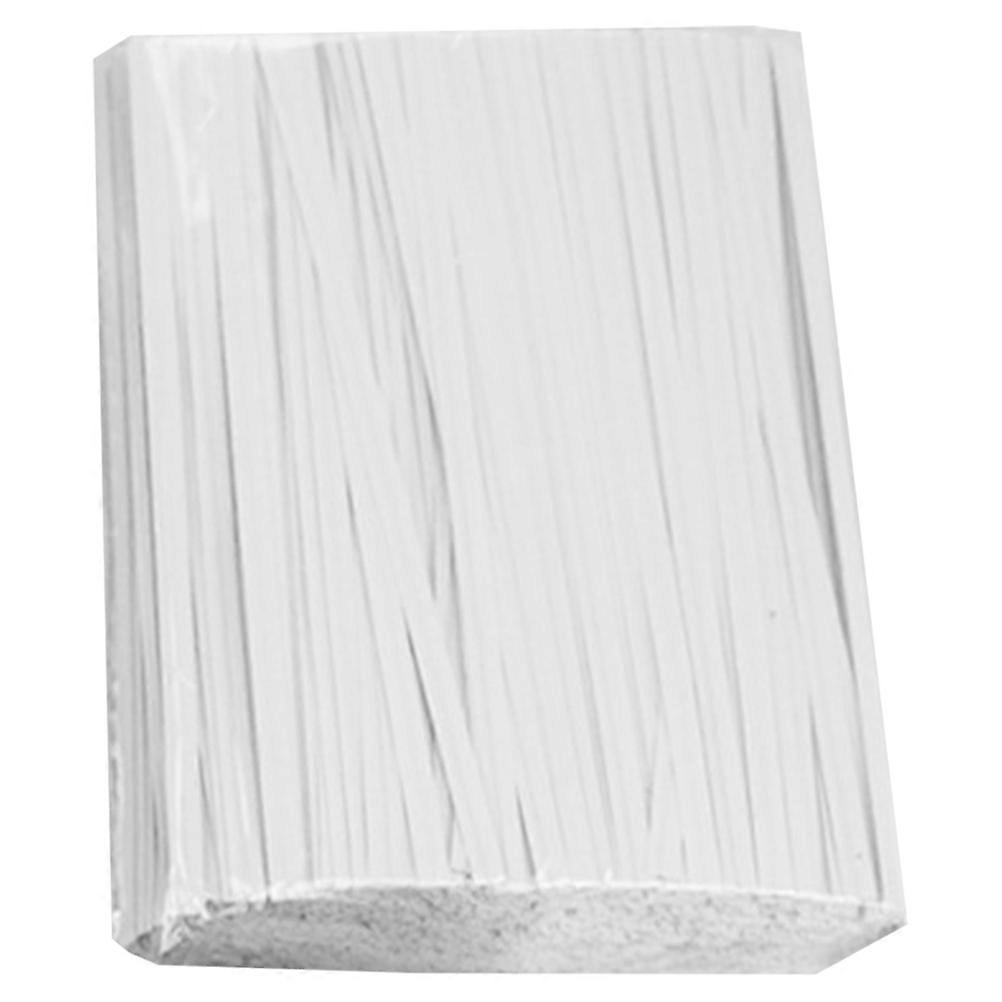 Bread Bag Ties Paper Twists Tie Reusable Bag Ties White 5000Pcs