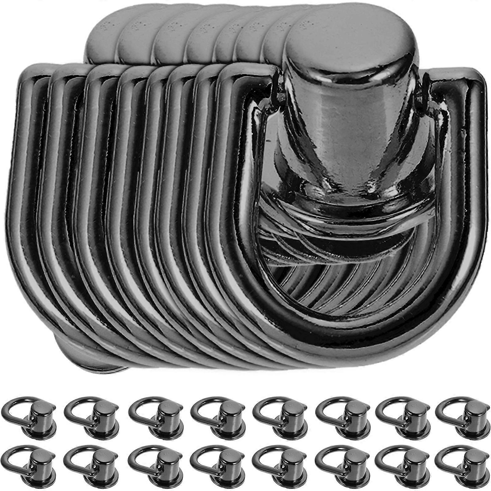 Metal Studs Rivet Kit For Crafters Decorating Bags Belts Bracelets 2.2X1.2cm Durable Zinc Alloy 40 Sets