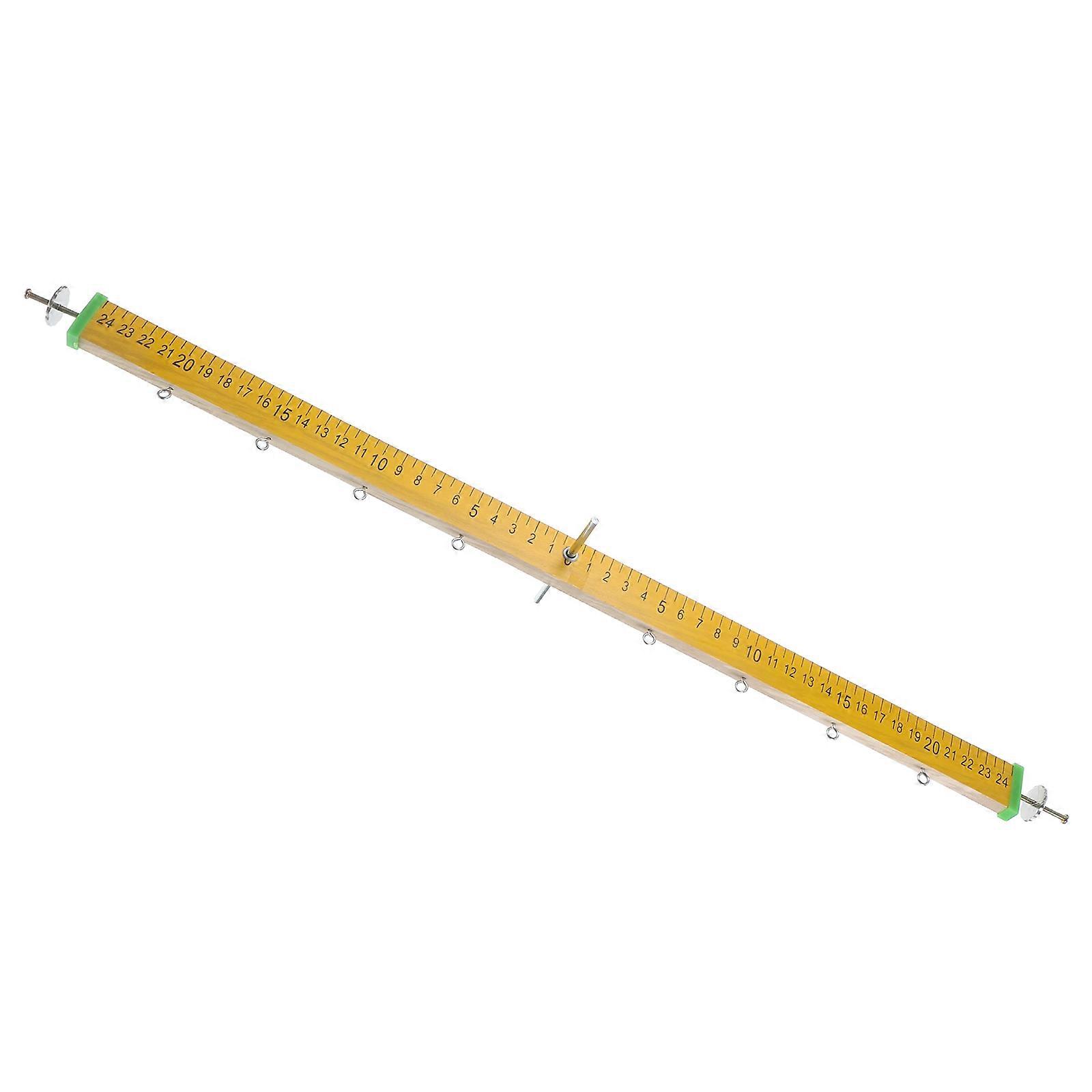 Physics Classroom Balance Ruler Wooden Lever for Measuring