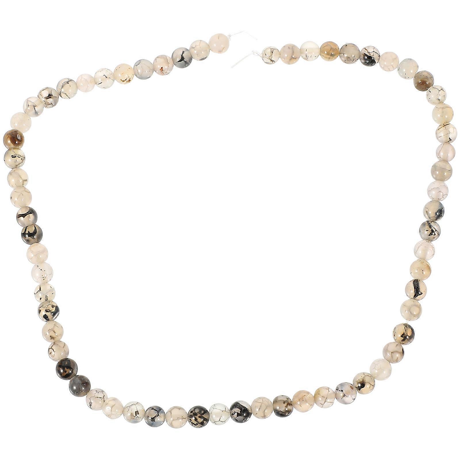 Jewelry Making Beads Agate Natural Stone Beads for DIY 2 Strings