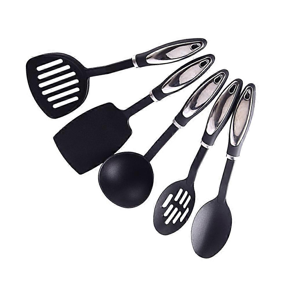 Non Stick Cooking Tools Kitchen Utensils for Cooking Use 5Pcs Black Set