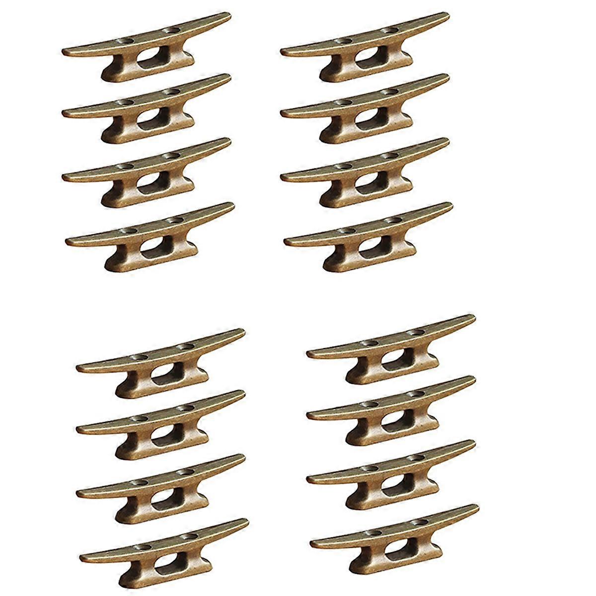 Cunho de Doca de Barco 4 Polegadas para Decoração Náutica de Praia Lago Marítimo, 4Pcs