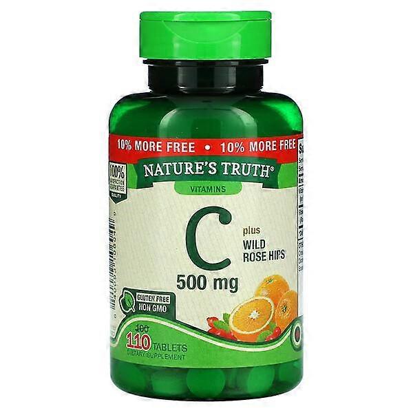 Nature's Truth, Vitamin C Plus Wild Rose Hips, 500 mg, 110 Tablets