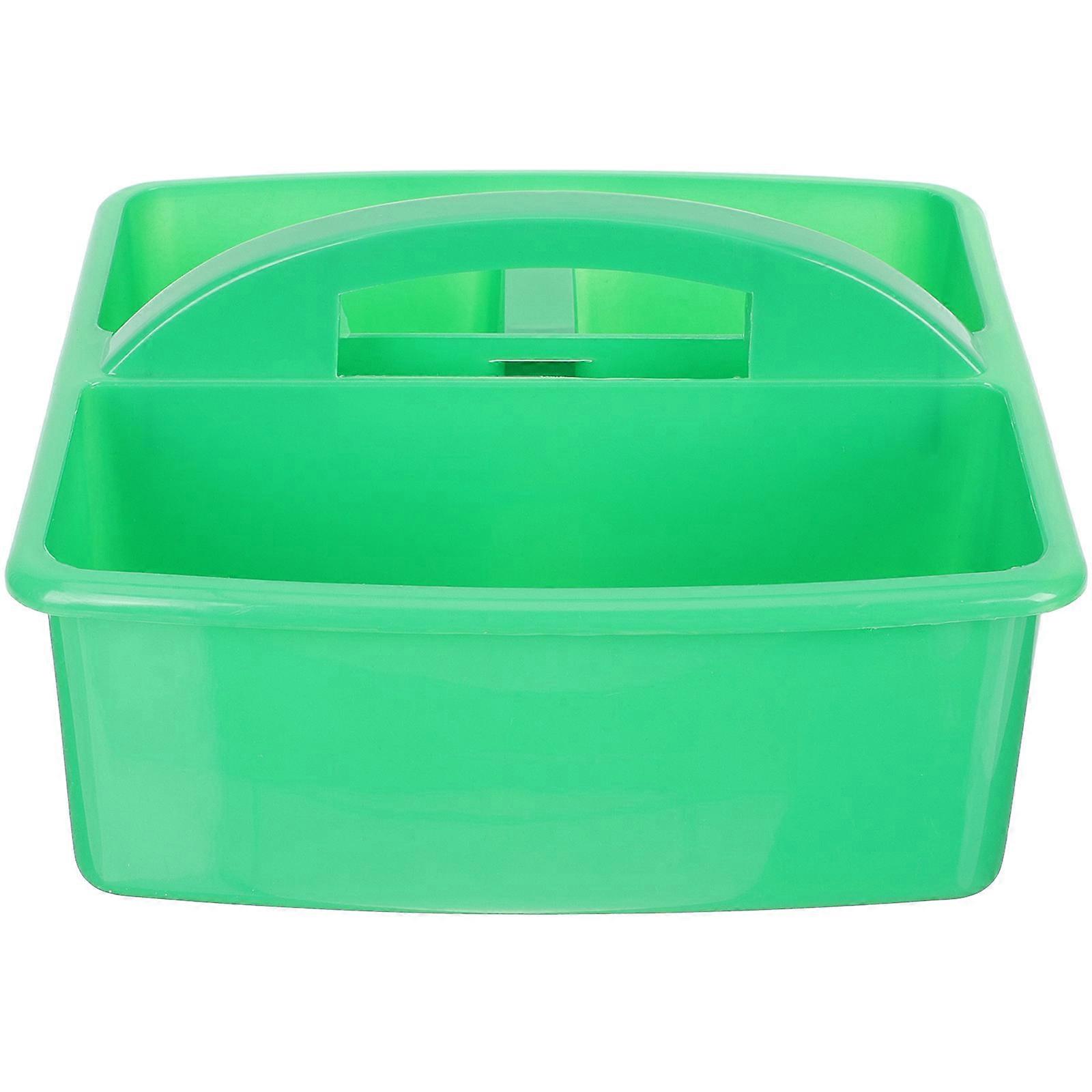 Hand-Held Storage Basket for Cleaning Tool Organizing 3Pcs Compartment Basket