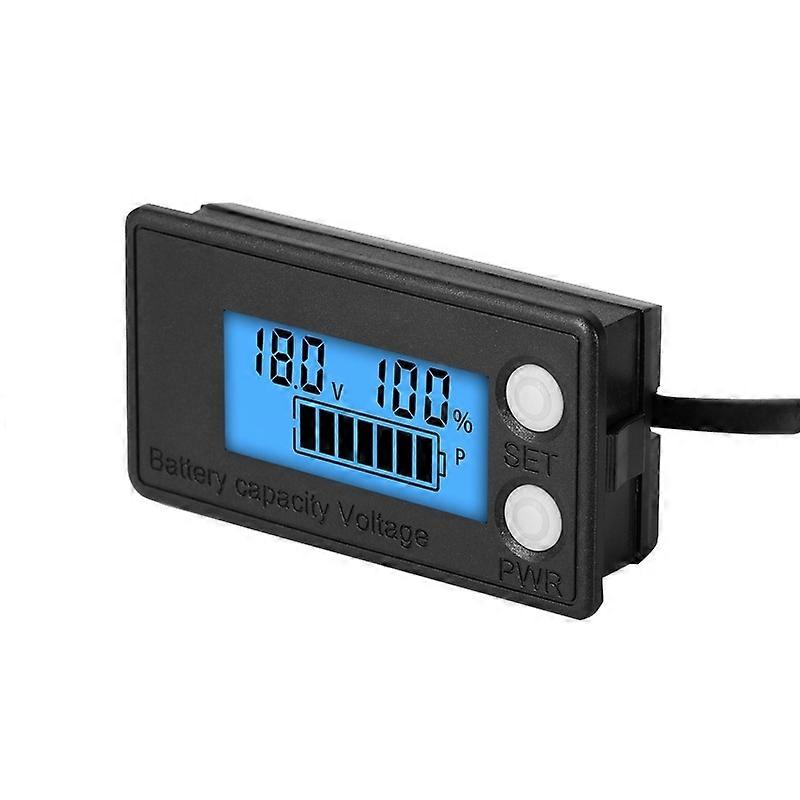Waterproof Battery Digital Voltage Meter 8-72V (Blue) 8-72V (Blue)