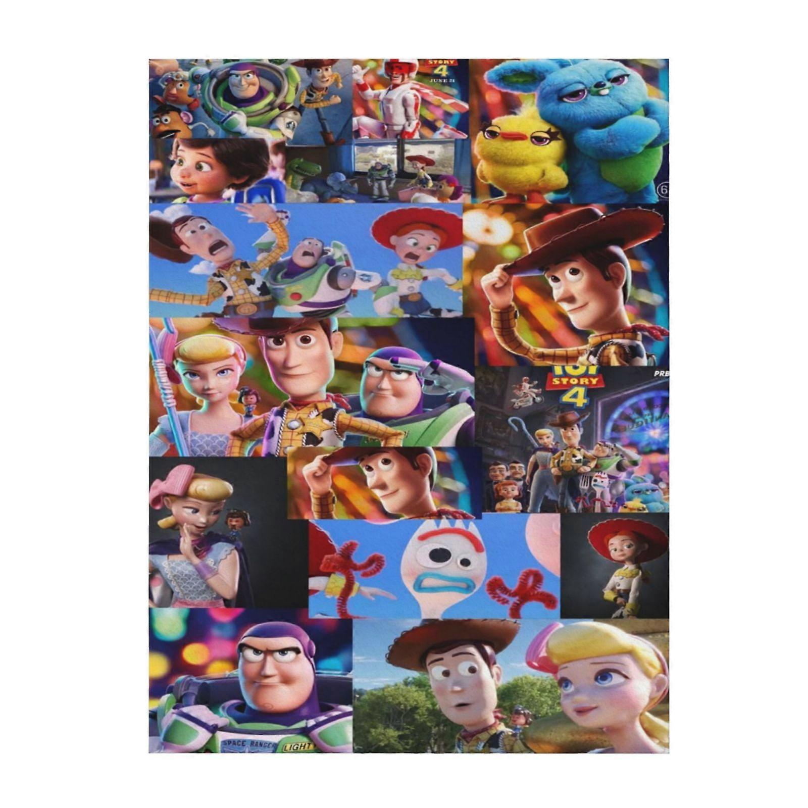 Toy Story Soft And Comfortable Throw Blanket Plush Lightweight Warm Plush Flannel Blanket And Throws For Couch Sofa Bed 80"X60"
