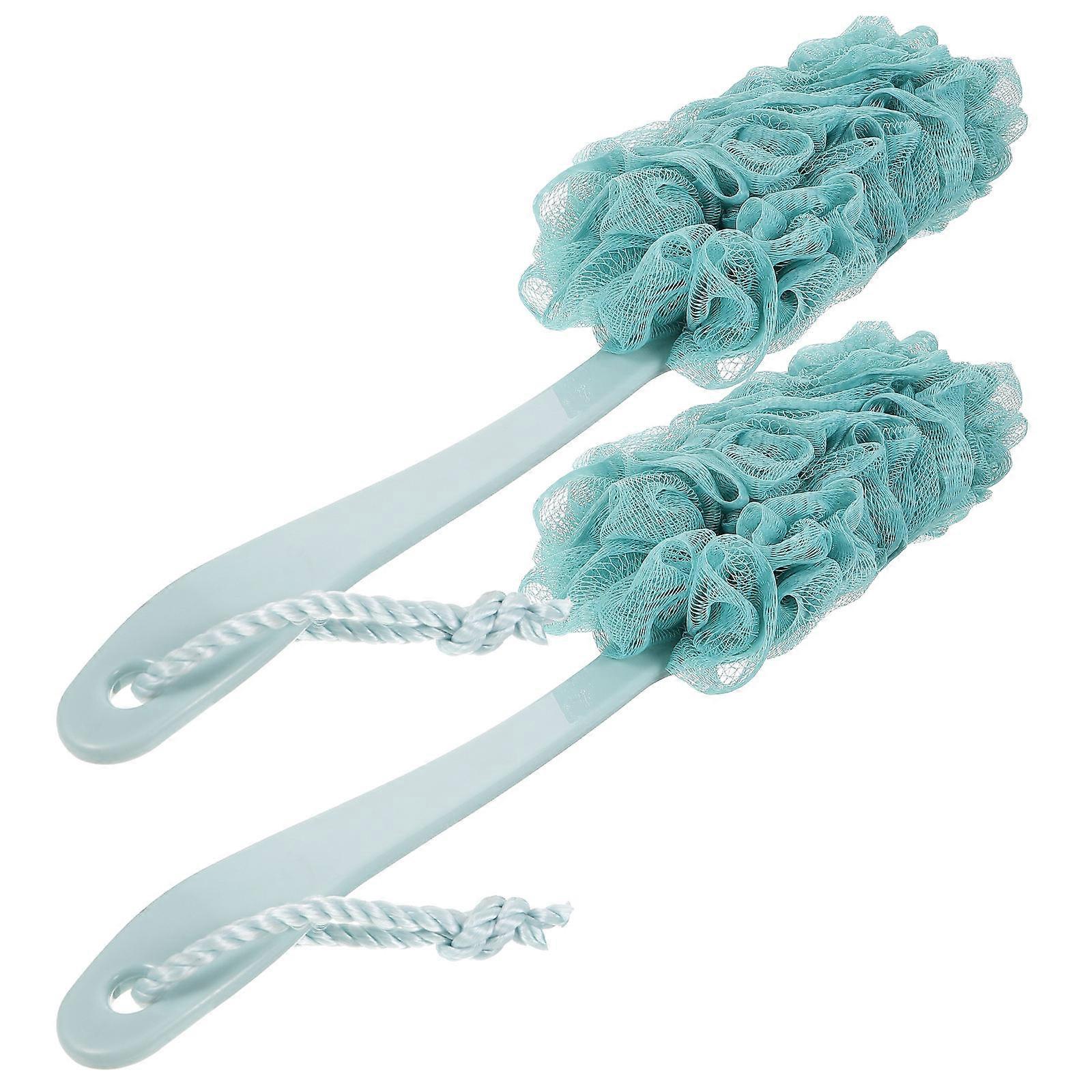 Bath Body Scrubber Long Handle for Deep Cleaning with 10Pcs Set