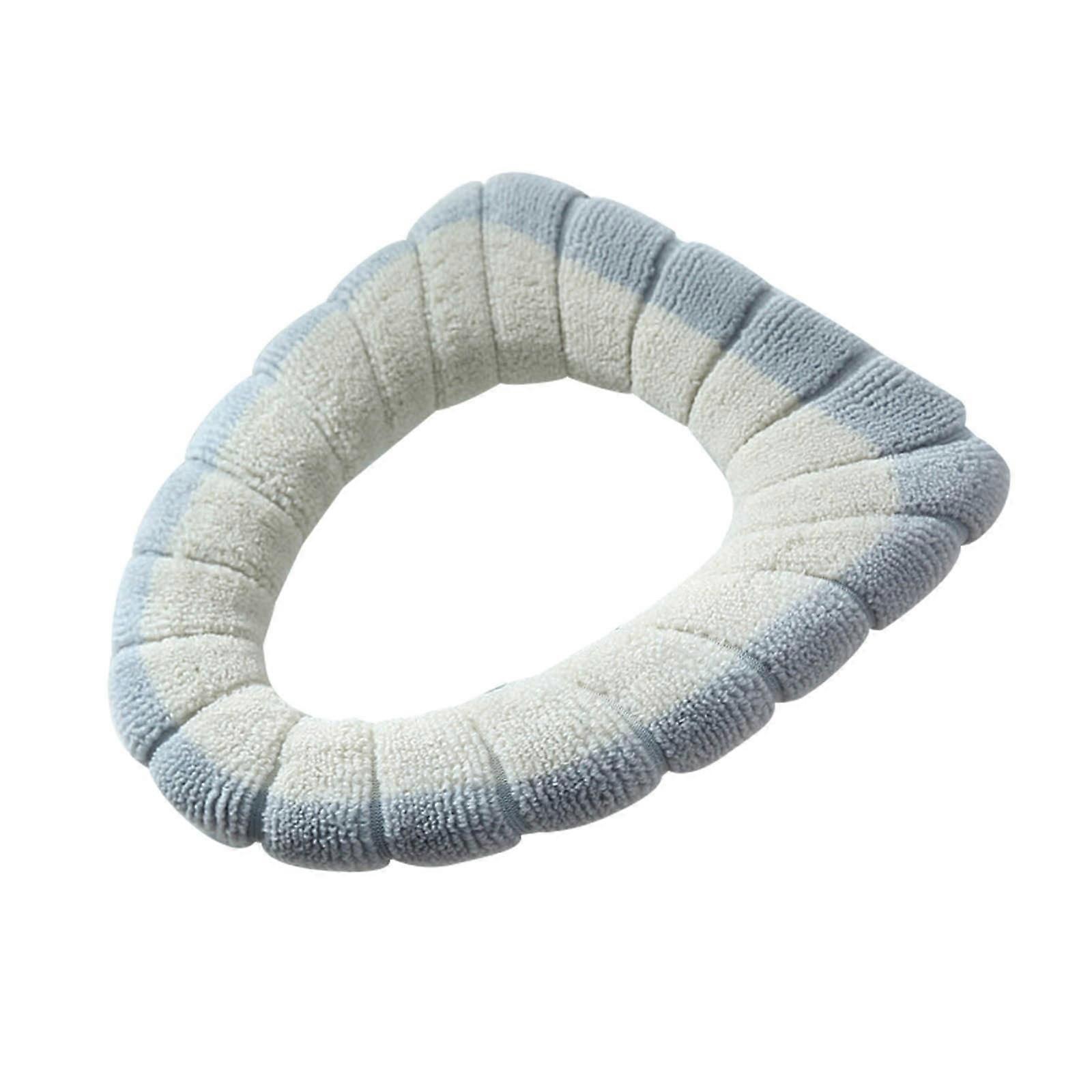 WC-ülőke párna Téli megvastagodott WC-fedél Kötött WC-ülőke párna Mosható háztartási WC-fedél