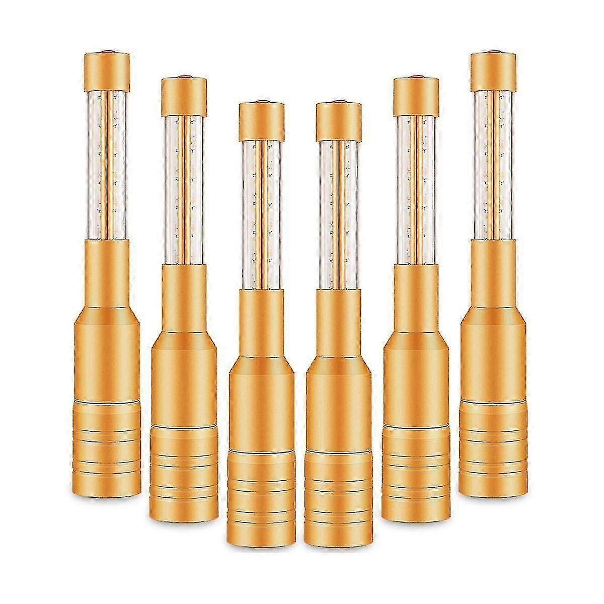 6PCS LED زجاجة خدمة أضواء نادي أضواء زجاجة Sparklers لخدمة زجاجة قابلة للشحن