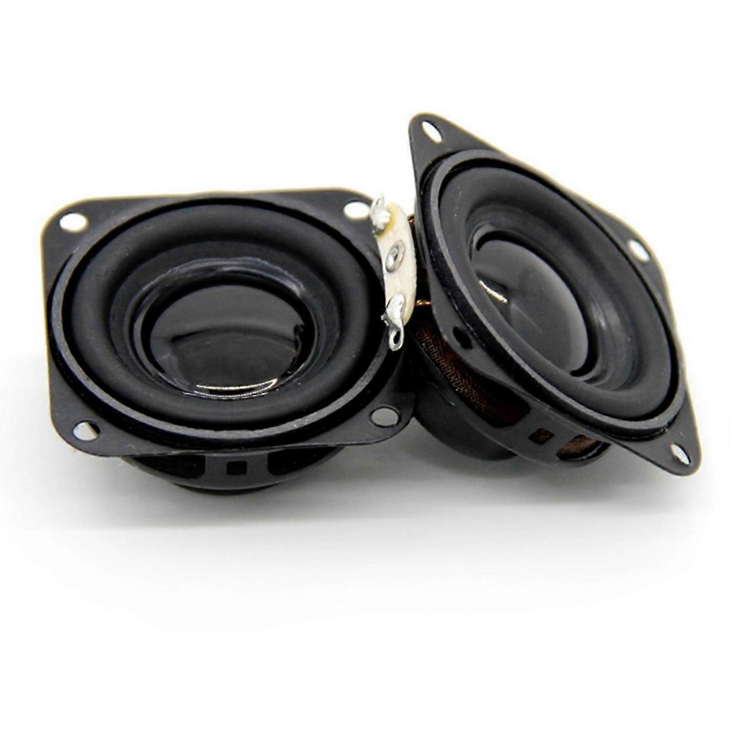 2PCS 1.5 Inch Audio Speaker 4Ω 3W 40mm Bass Multimedia Loudspeaker DIY Sound Speaker with Fixing Hol