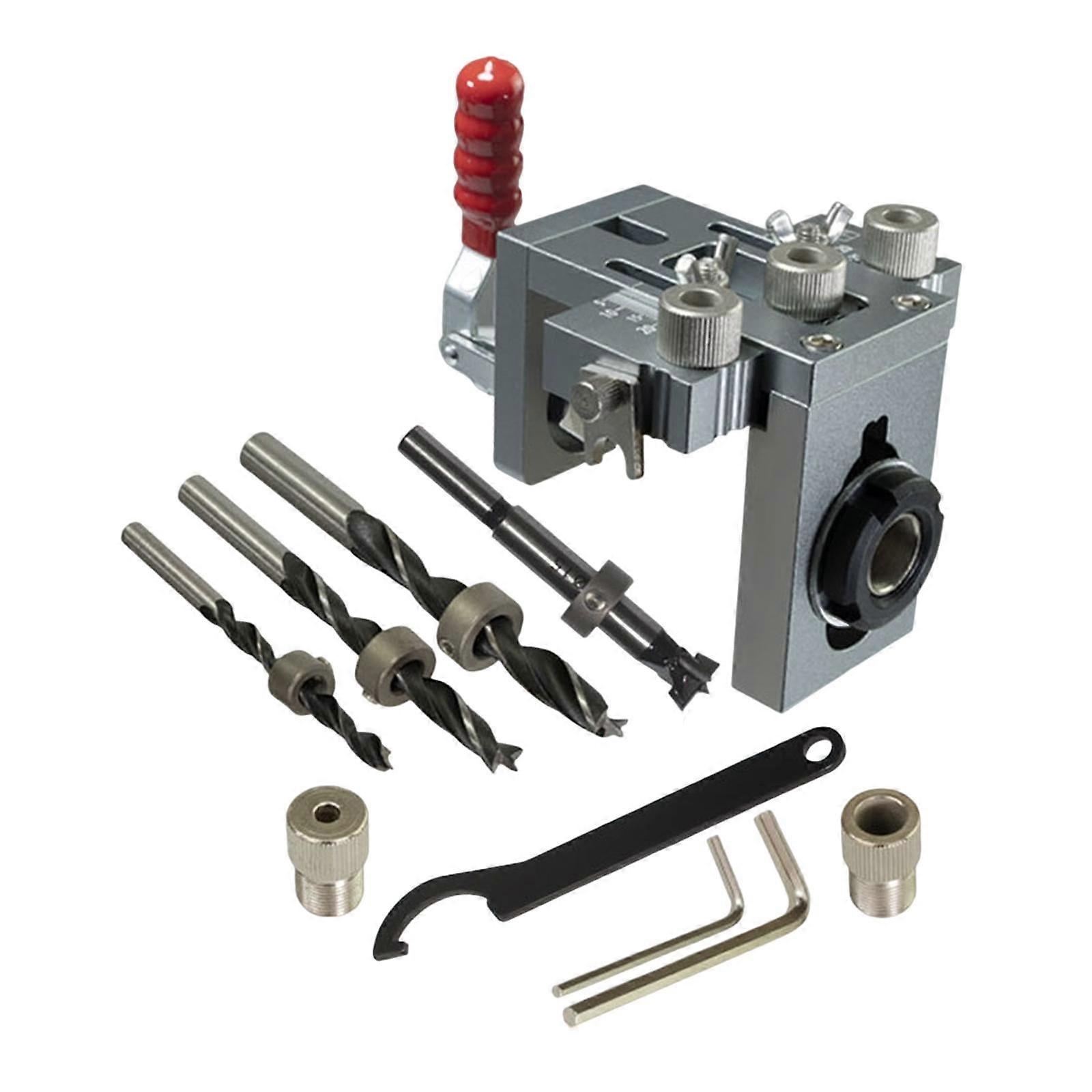 DIY Woodworking Hole Drill Guide Location Doweling Drill Hole Opener Puncher Location Tools Fit for Carpentry style B