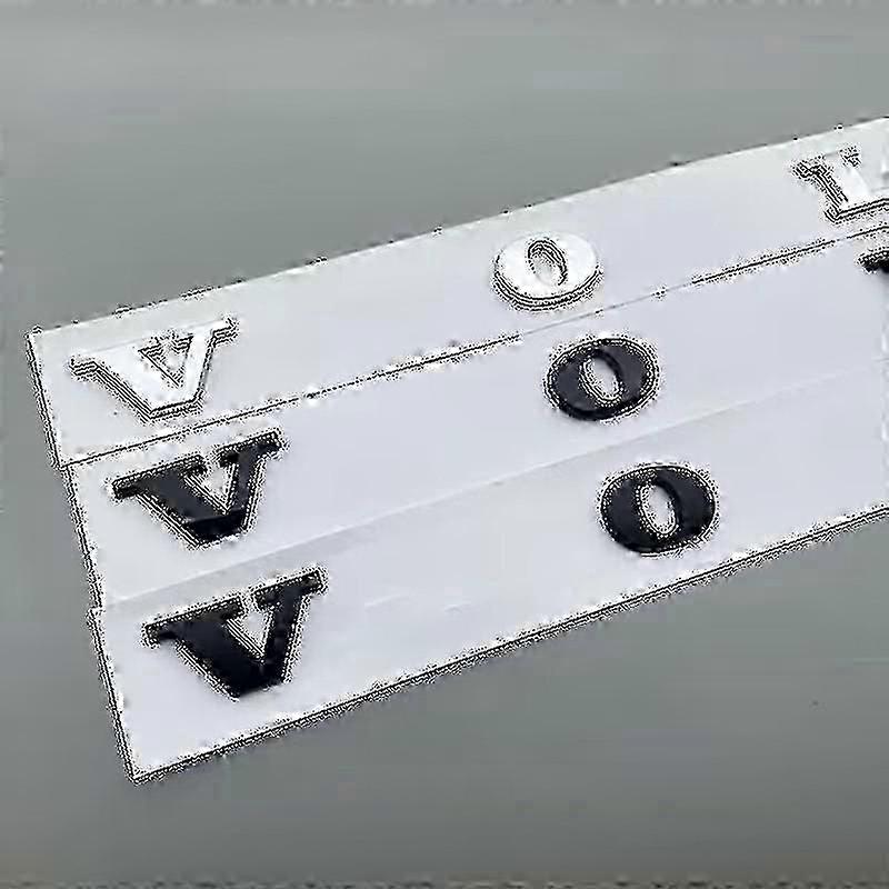 25-26 Car Styling Letters for Volvo S60 S60L V60 - Rear Trunk Badge Emblem X
