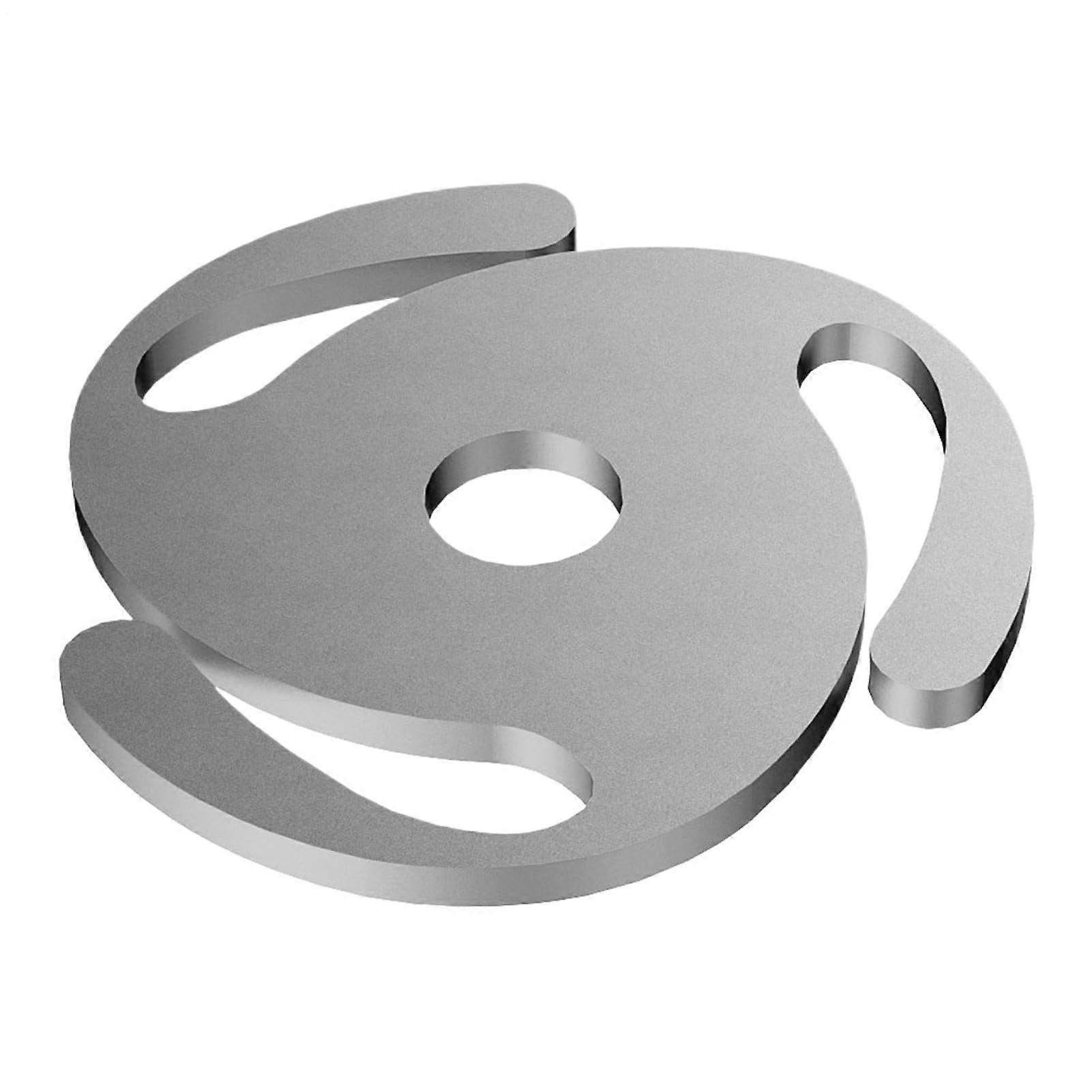 45 RPM Adapter Aluminum Multifunctional Stable Insert Solid Record Adapter For Home Professional DJ Indoor Silver