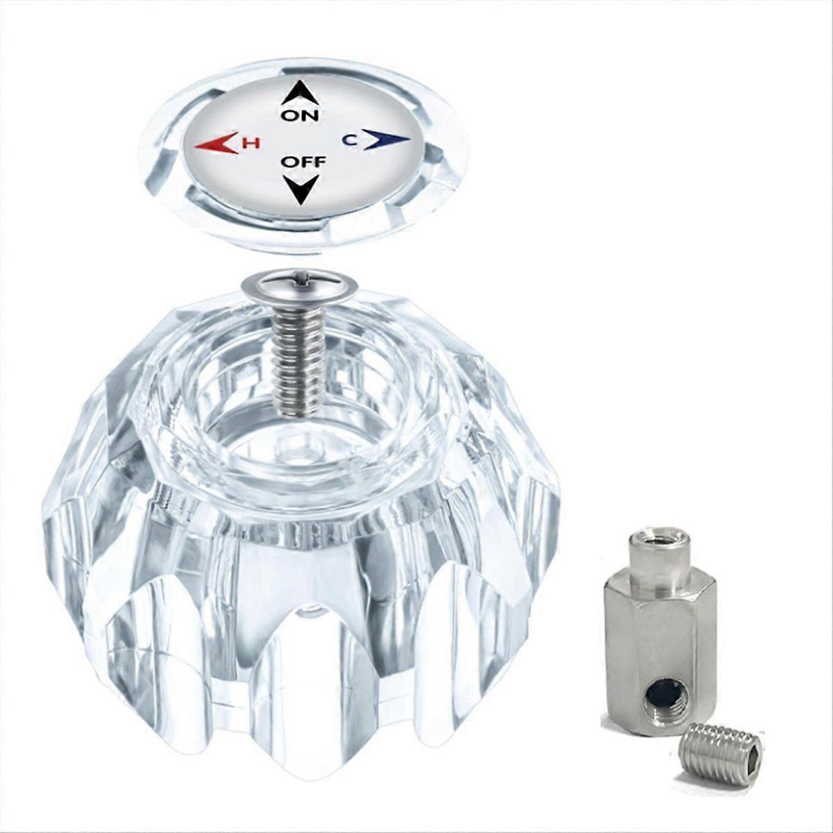 Shower Faucet Handle RP41661 for and Single Handle Tub Faucets,Knob with Button,Screw,Connector