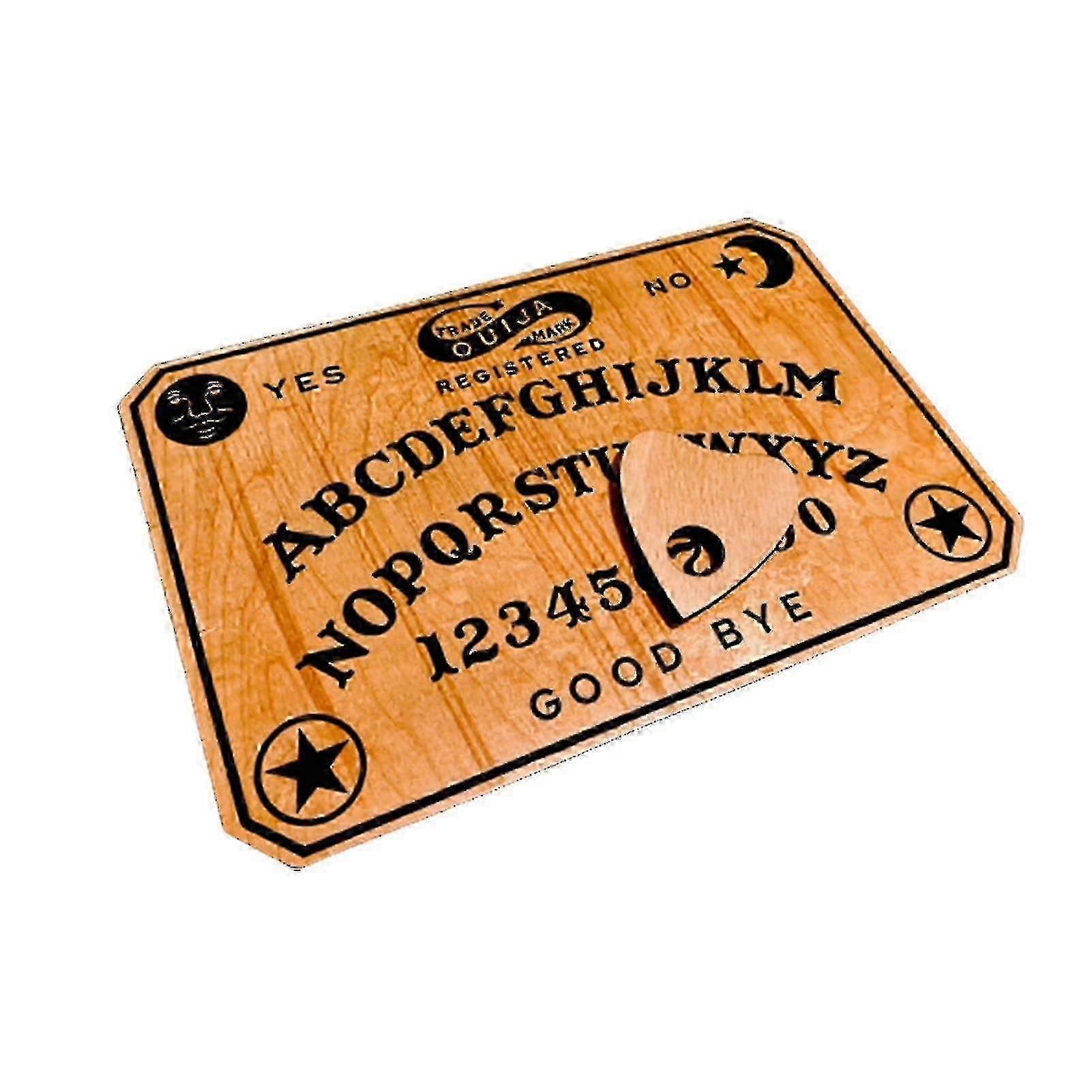 Handmade Wooden Ouija Board for Calm Communication - Ideal for Family Gatherings and Spiritual Aid