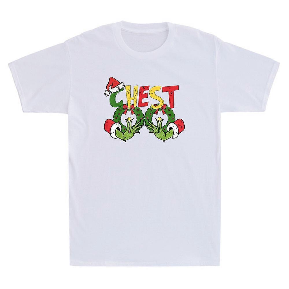 Chest Nuts Matching Chestnuts Funny Christmas Couples Nuts Retro Unisex T-Shirt