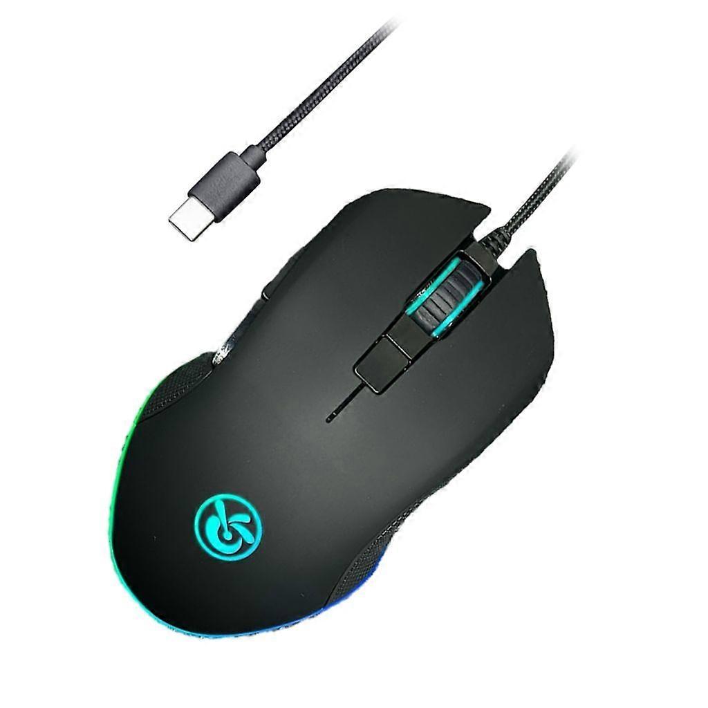 Ergonomická herní myš typu C USB C Myši 6 tlačítek pro kompatibilitu se systémem Windows