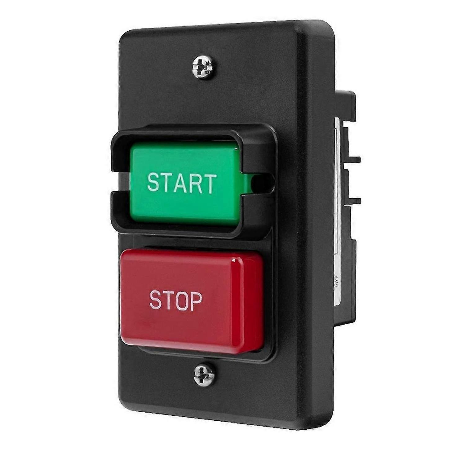 120V/230V Dual Voltage Single Phase on/Off Switch, 3HP, Fits Table Saw, Router Table, Drill , Bench