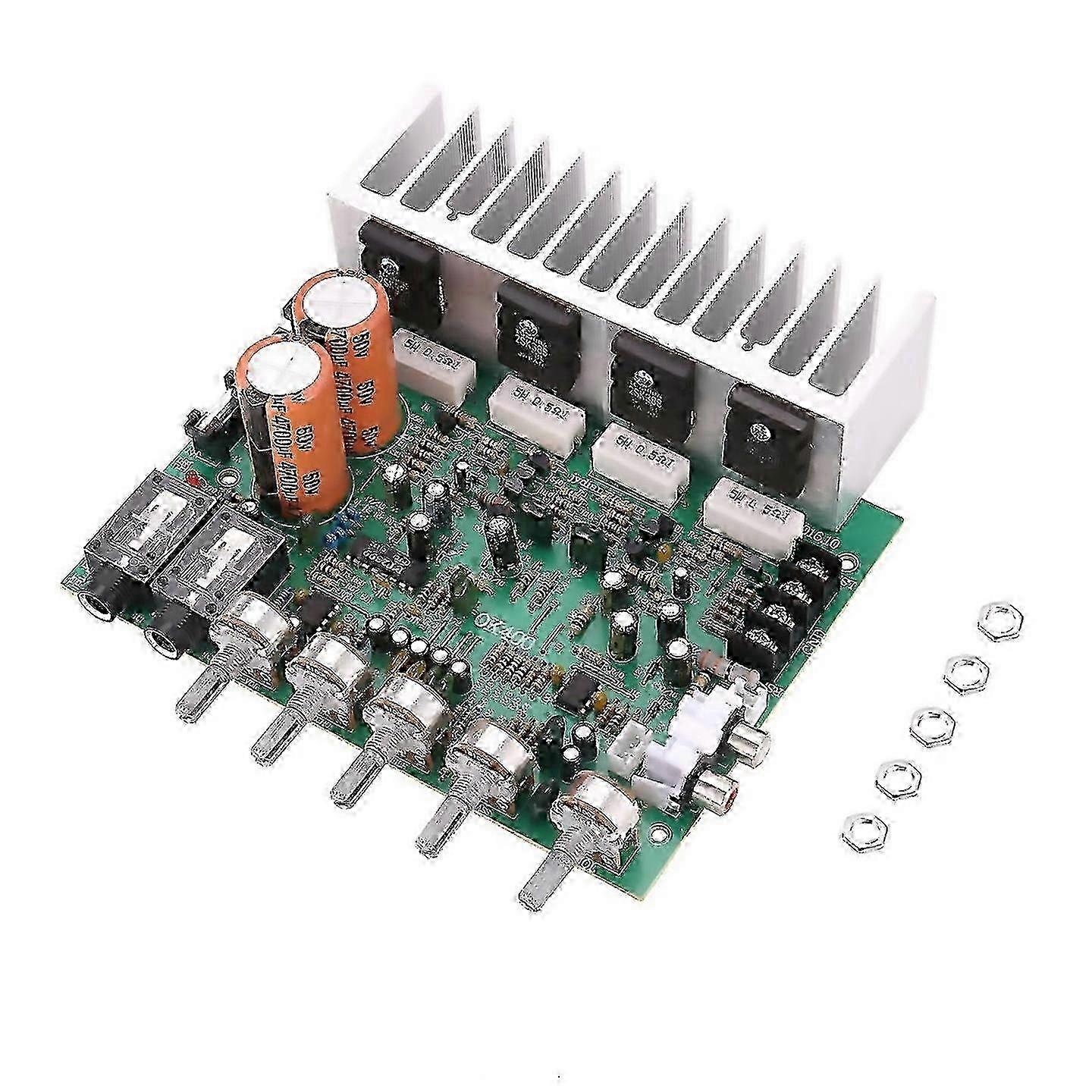 For Audio Amplifier Board Hifi Digital Reverb Power Amplifier 250w X 2 20 Audio Preamp Rear Amplific