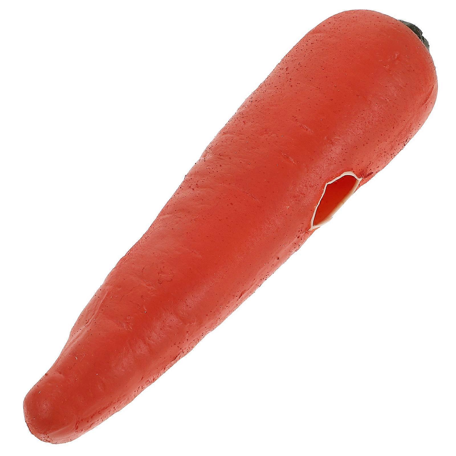Folding Gimmick Carrot for Stage Performance Trick Single Carrot