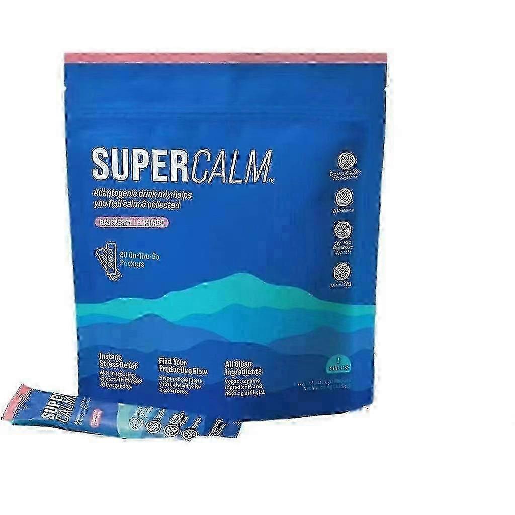Bringebær Supercalm 20-Count Detox Helse Teposer