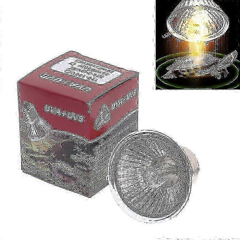 25/50/75w Uva+uvb 3.0 Reptile Lamp Bulb Turtle Basking Uv Light Bulbs Heating Lamp Temperature Controller