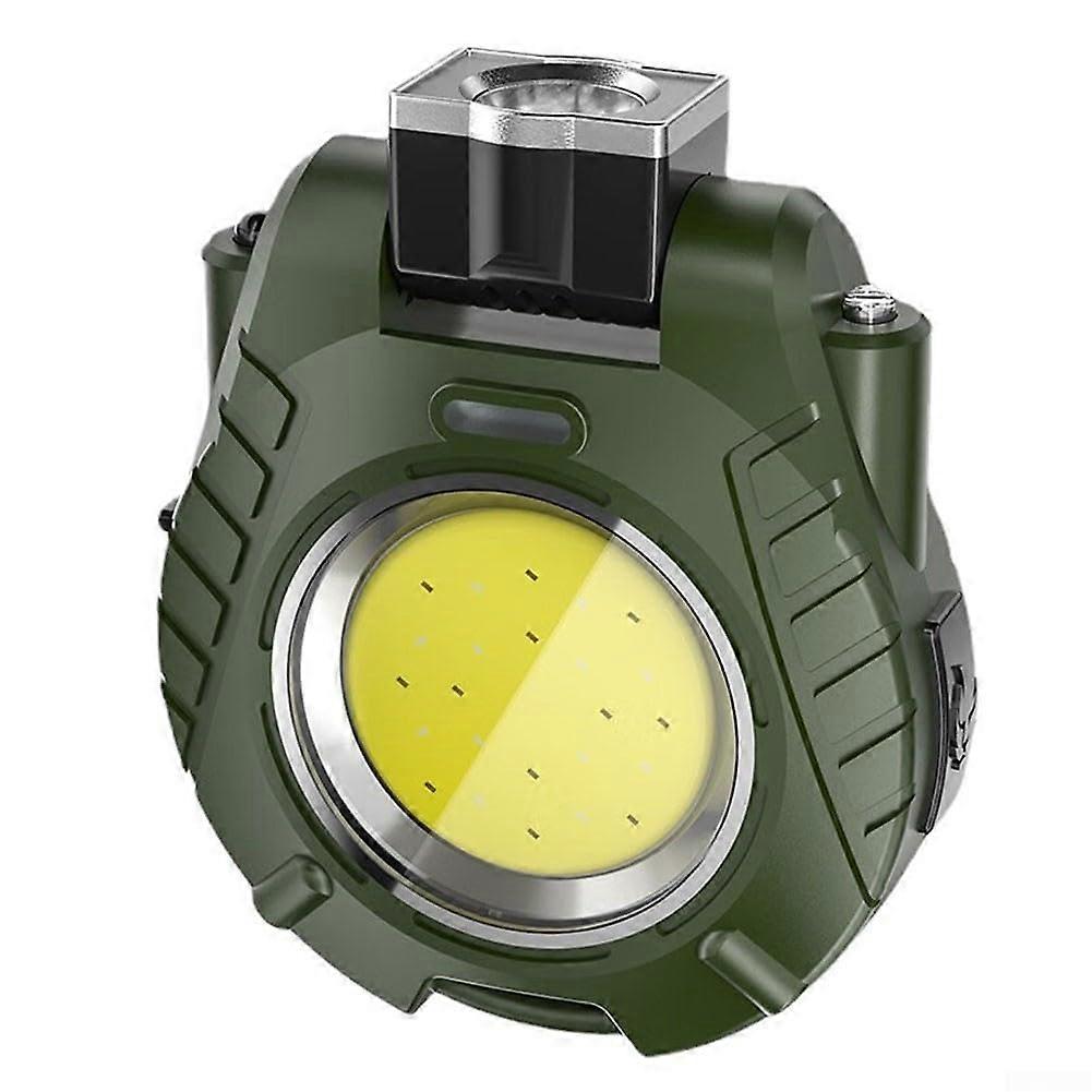 Mini LED Work Light for Car  Portable USB Rechargeable Flashlight with 180 Degree Foldable Stand Waterproof 500mAh