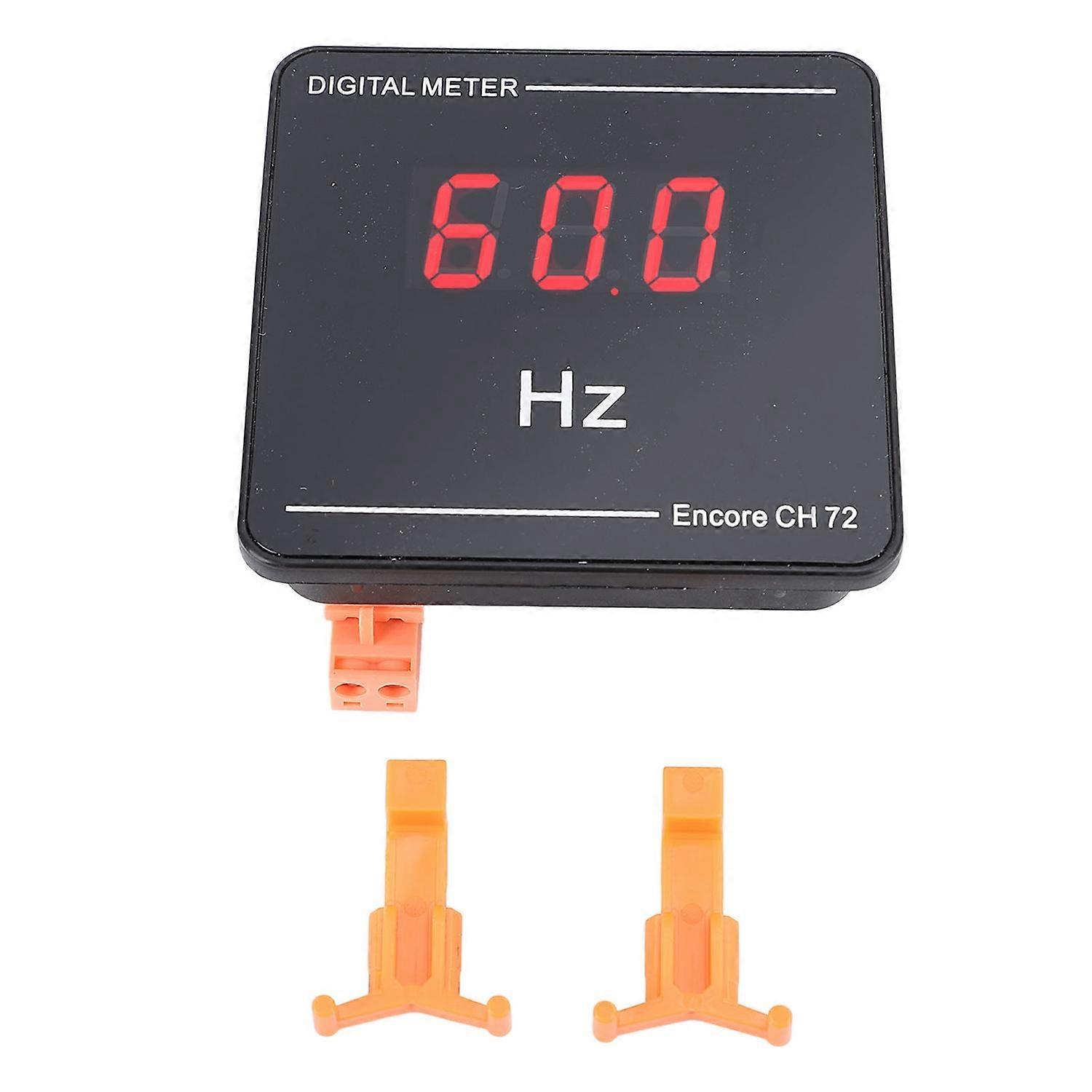 Digital Frequency Meter 10-99.9Hz AC50-500V 0.56in LED Display Hz Counter Tester Cymometer