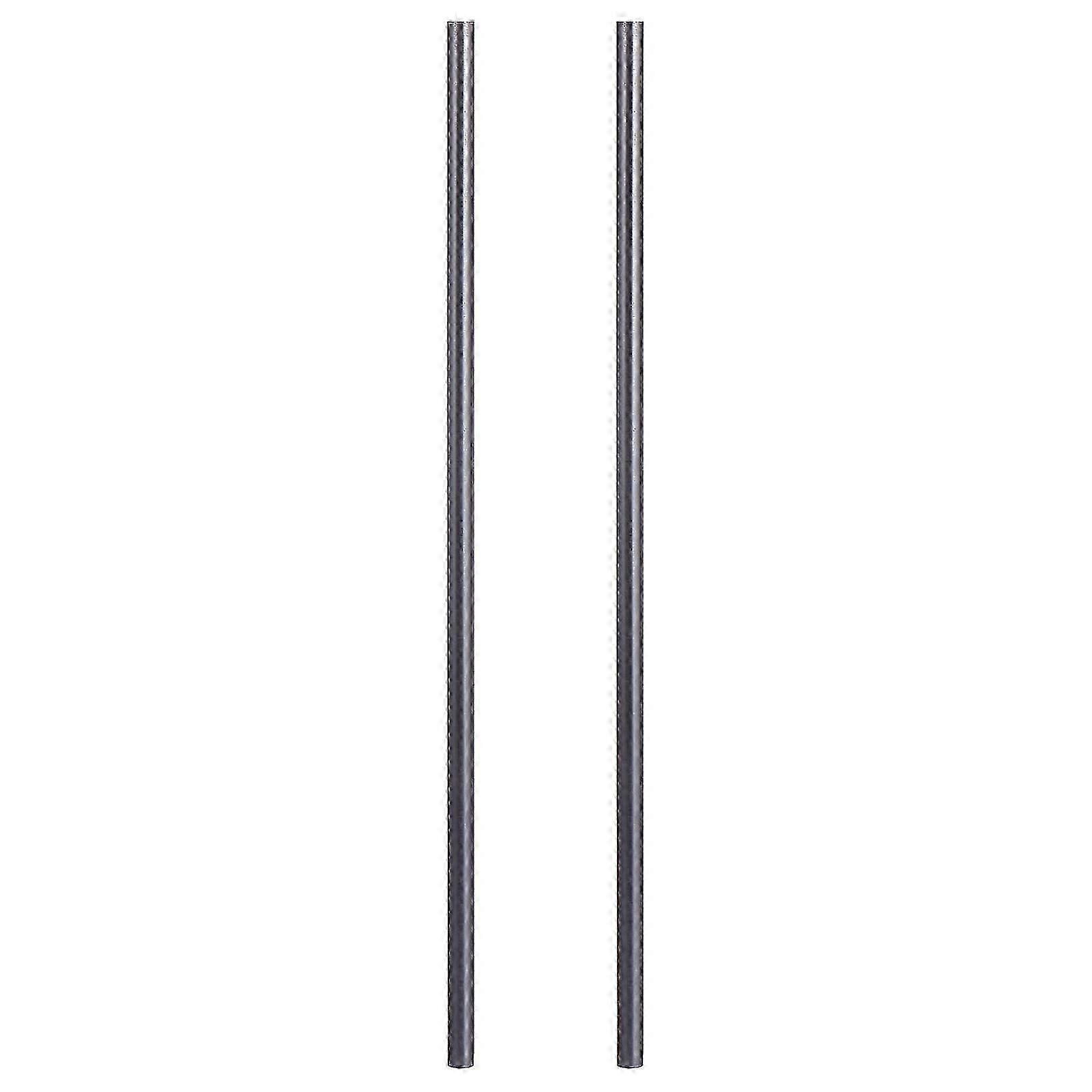 2Pcs Graphite Crucible Stirring Rod Stirring for Melting Casting Refining (Grey)