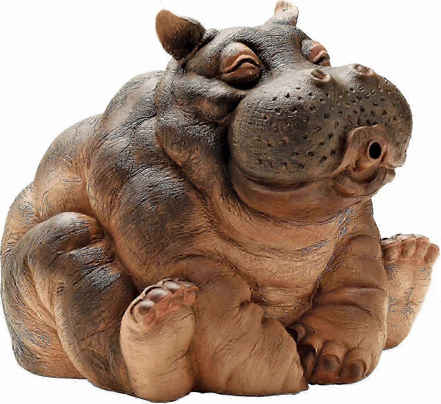 Piped Pond Water Spitter Statue,  Polyresin