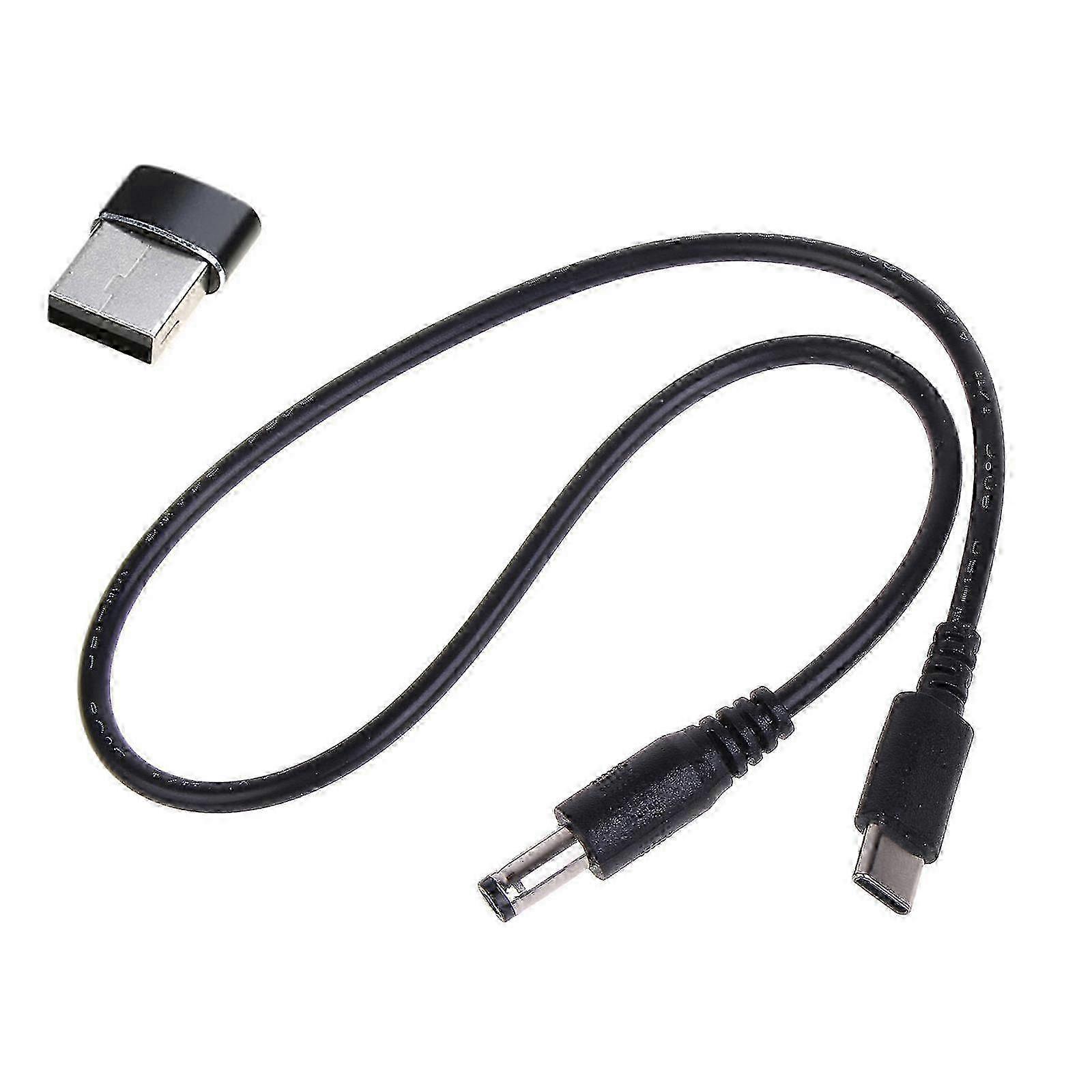MagicConn USB C to DC5.5x2.1mm Power Cord 5V9V12V3A Input for Electronic Devices High Reliability, Reuses Power Cable