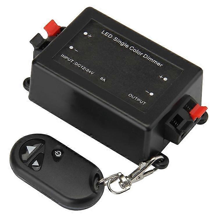 RF Wireless Controller / LED Single Color Dimmer, DC 12V(Black)