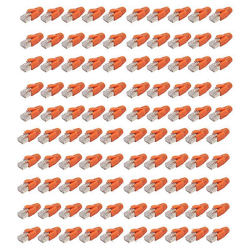 Advanced Cat7 RJ45 Link Highlighting 50μ Gold Coating and Bolted Boot for Strengthened Net Stability Multicolor