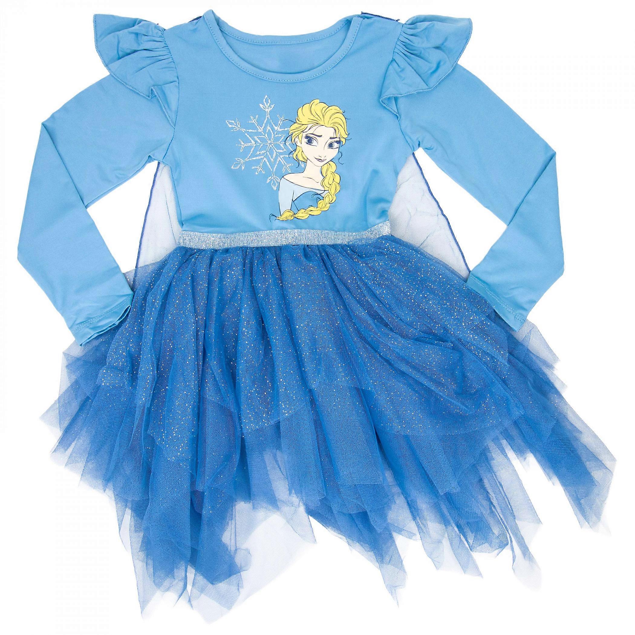 Frozen Long Sleeve Girl's Ballerina Tutu Dress