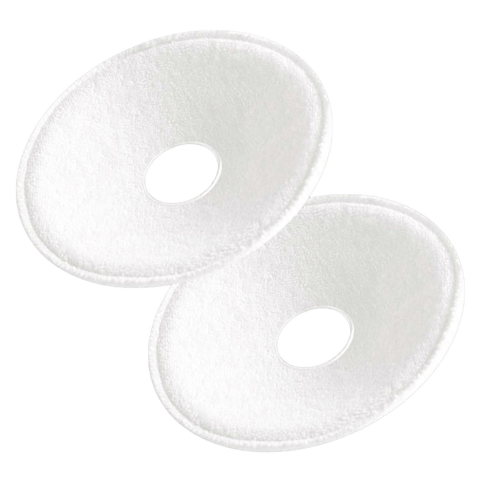 2Pcs Soft & Breathable Nursing Breast Pad Comfortable Cotton 3D Leakproof Lactation Liners for Postpartum Mother Care Multicolor