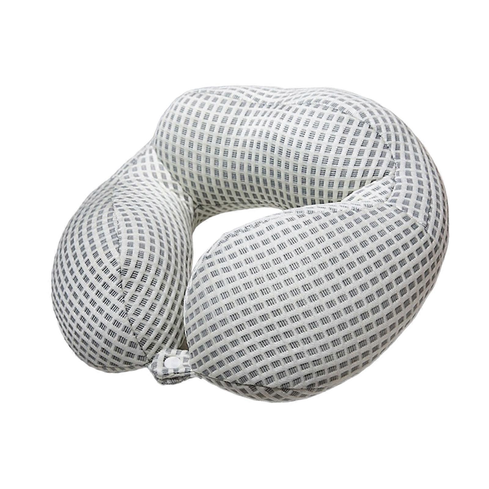 Cushion Neck Support Pillow Convenient for Travel and Comfortable Resting for Home or Work  White