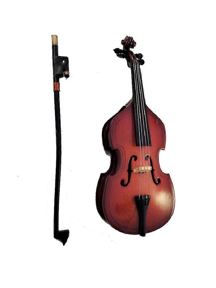 Dolls House Kontrabas a Luk miniaturní hudební pokojový nástroj 1:12