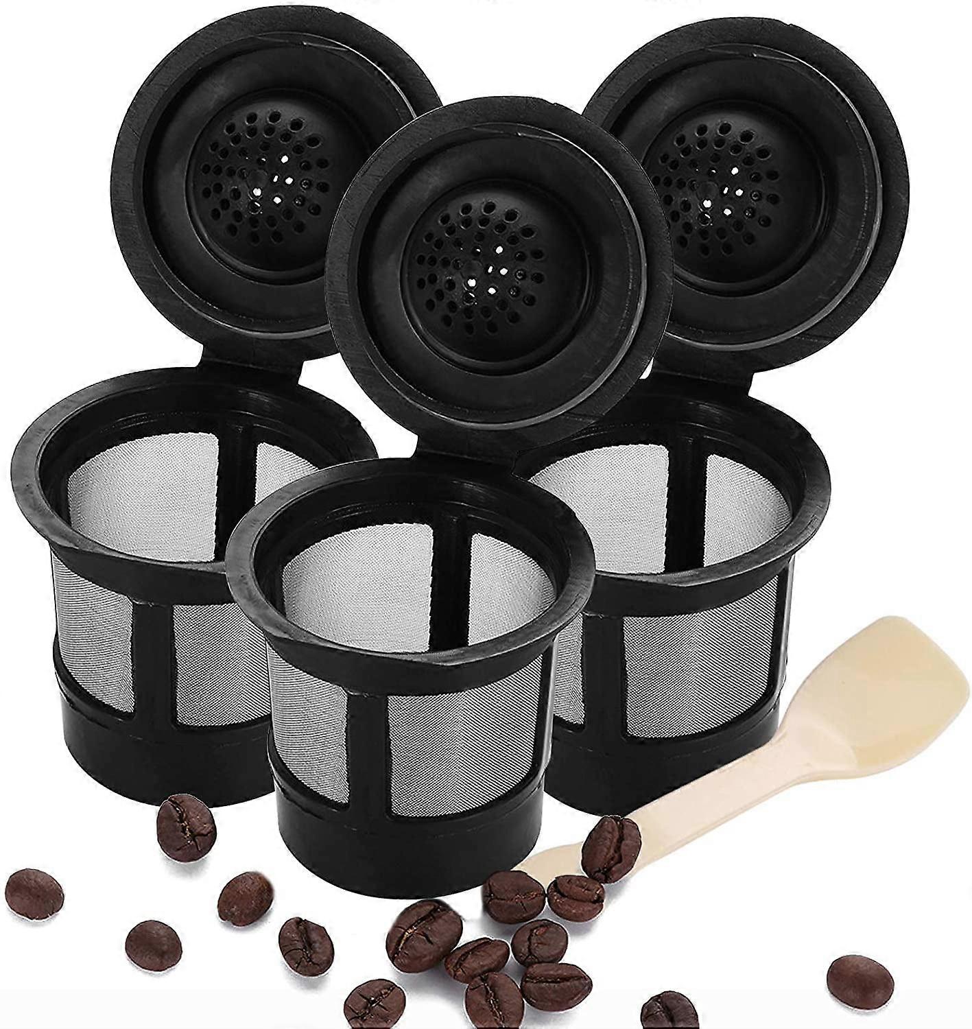 Reusable Coffee Pods, Refillable Coffee Filters for Keurig, Single Serve Coffee Filter Cup- Compatible with Keurig K Coffee Maker with