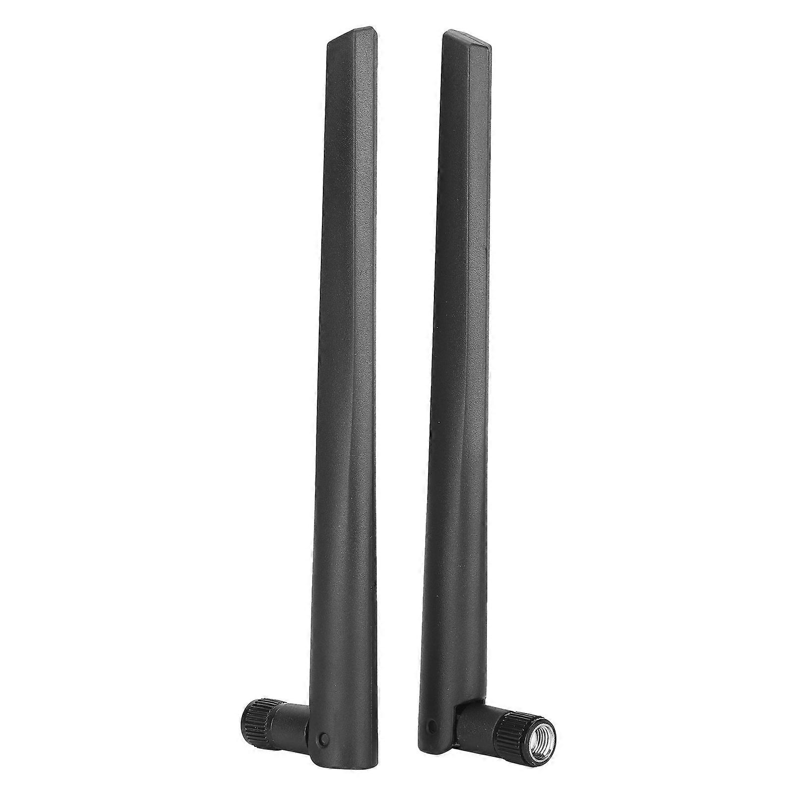 2Pcs WiFi Antenna OmniDirectional DualBand SMA Antenna for Wireless Router Network Card