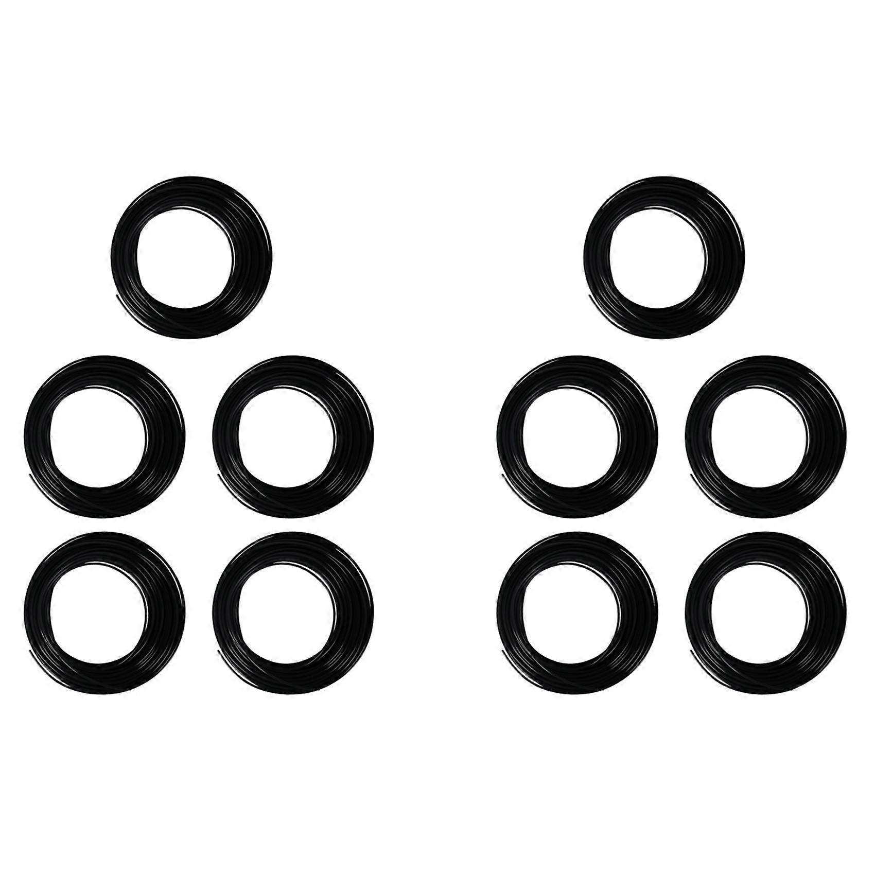 10X 3D Printer Pen Filament 1.75mm PLA 10m(Black PLA)