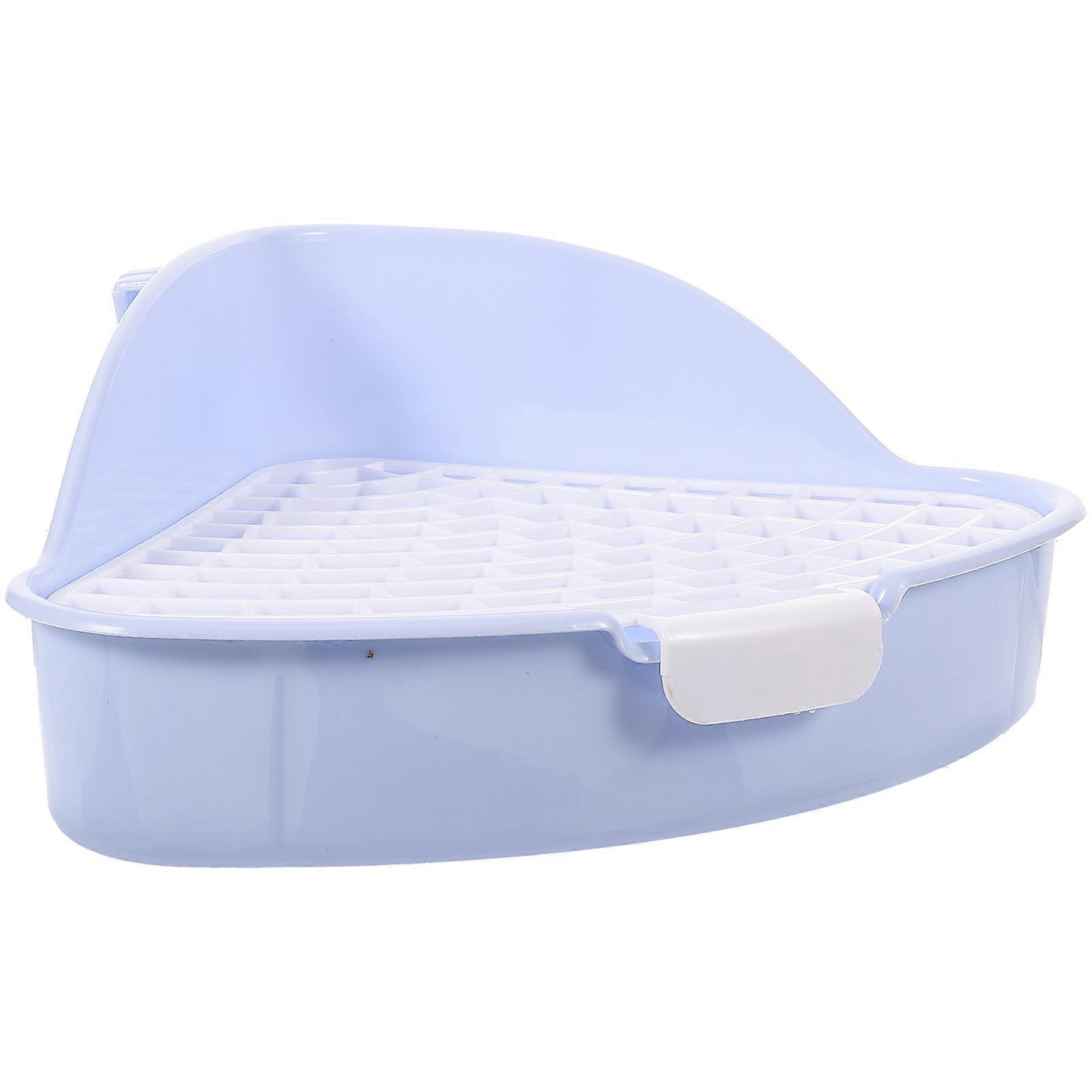 Rabbit Potty Triangle Plastic Litter Box for Home Use