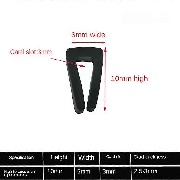 1/2/3/5/10M Black Rubber Edge Strip U Section Anti Oil Seal Edge Shield Encloser Inner Width 0.5-10mm High 5-15mm
