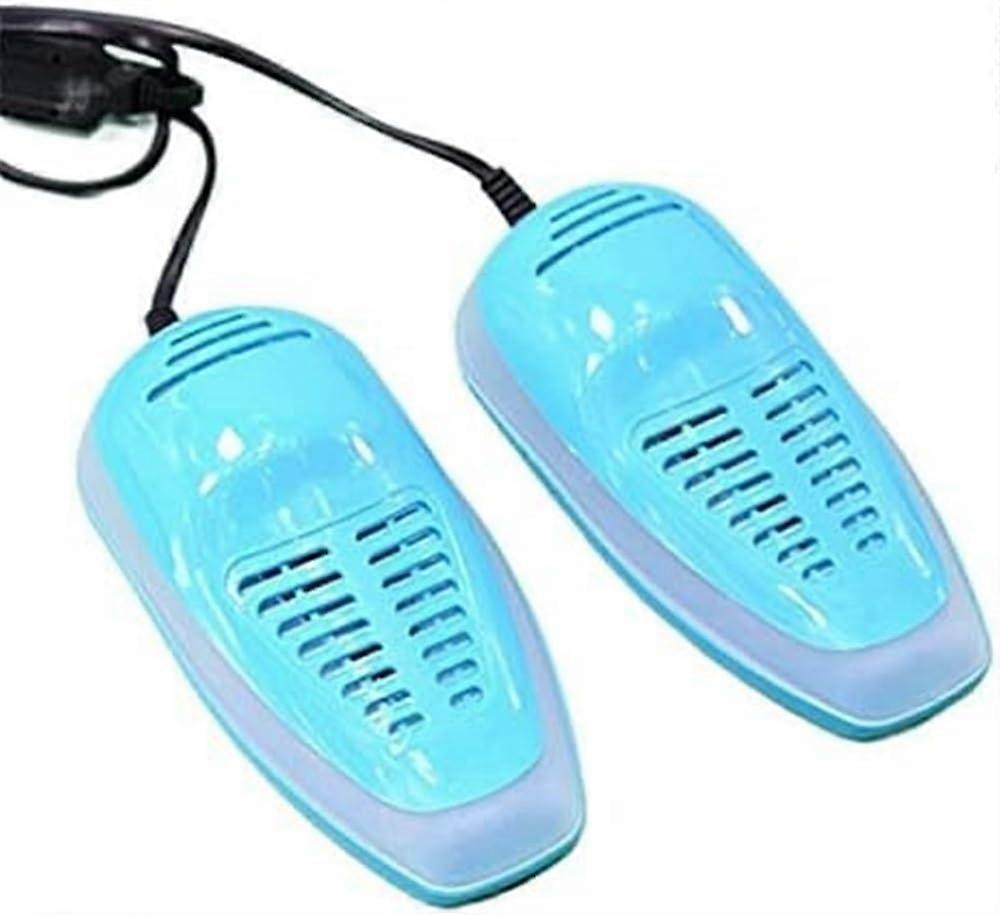 Boot Dryer Electric Shoe Heater and Dehumidifier for Winter Footwear Drying and Odor Removal (Blue)