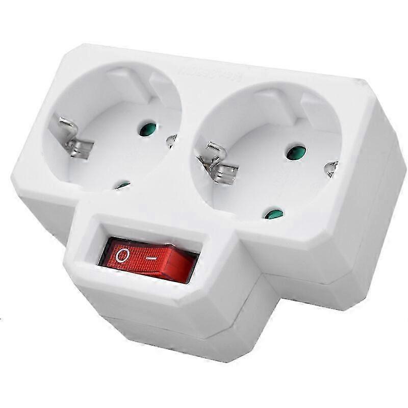 16A with switch White - White