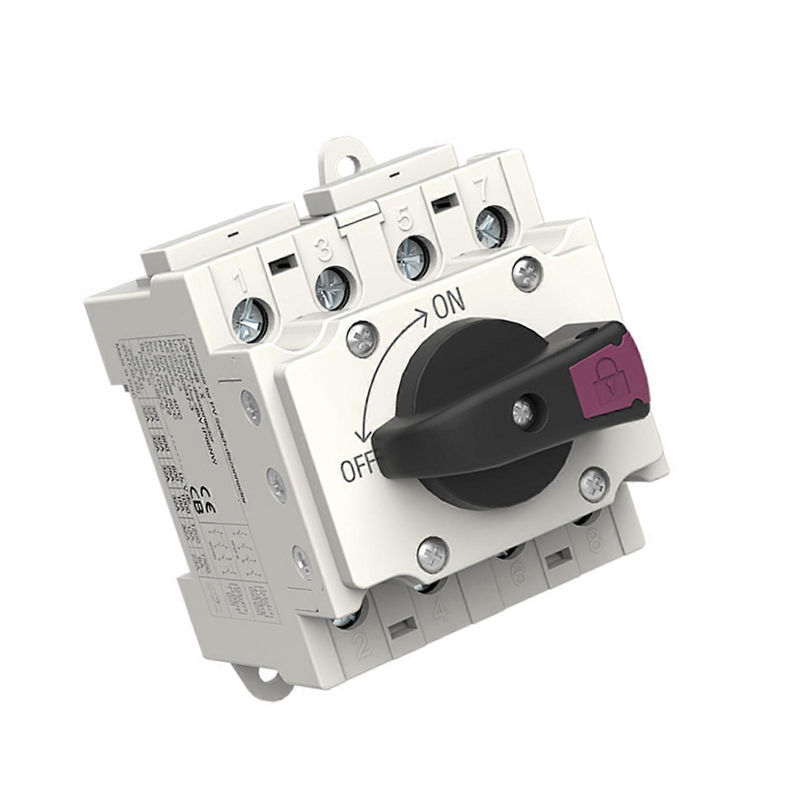 Solar Disconnect Switches Quick Install Photovoltaic Circuit Isolator Replacement For Solar Devices Easy to Install Multicolor